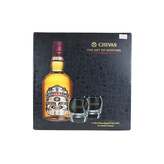 Chivas Regal 12yrs 2 Glasses