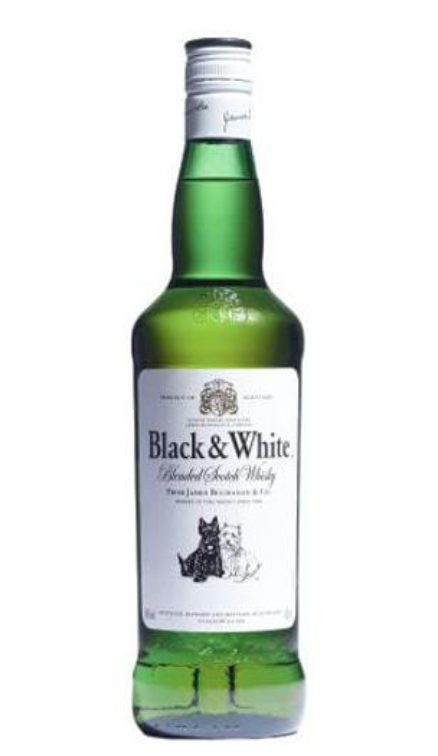 Black and White Scotch Whiskey
